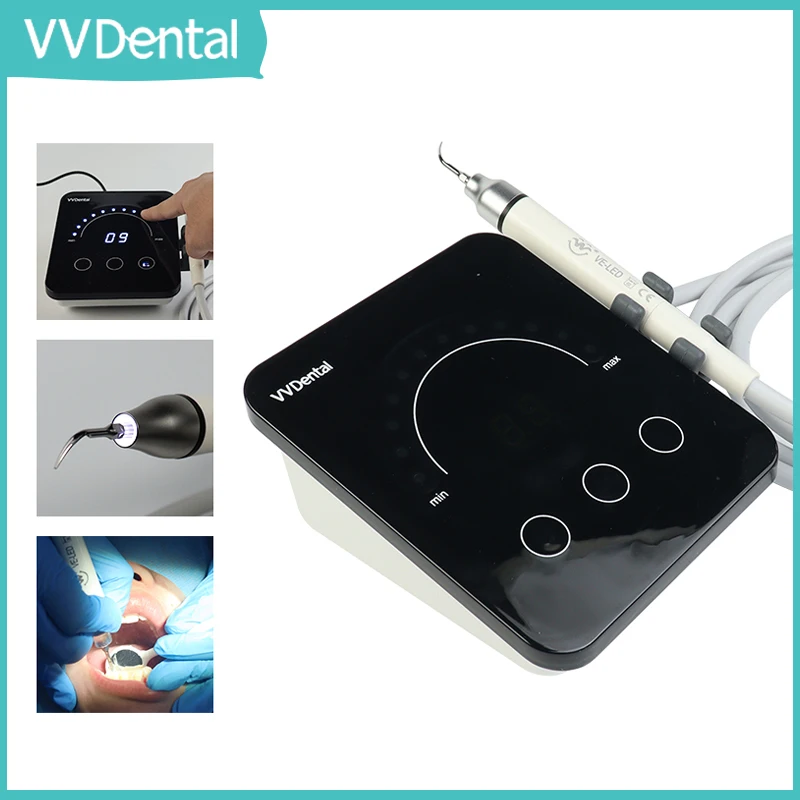 

VV Dental Ultrasound Scaler Digital Display Smart Touchscreen With LED Calculus Cleaner Oral Care Electric Ultrasonic Equipment