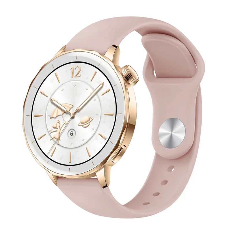 Women's Silicone Bracelet, Adjustable 18mm, 20mm, 22mm Strap - Elegant and Versatile Design