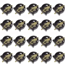 

20PCS CR1220 CR1225 Button Battery Holder 3V Button Battery Holder Plating Temperature