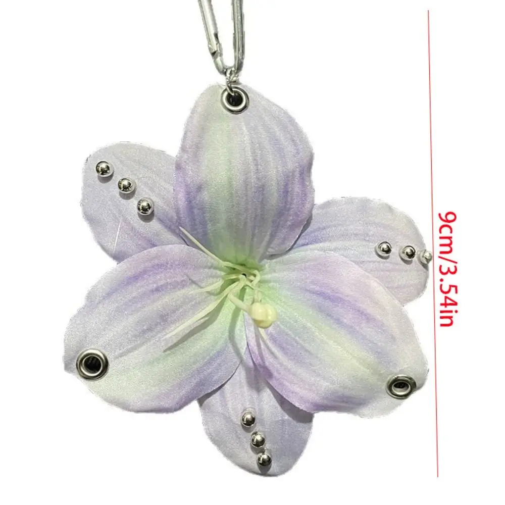 Floral Charm Keychain Pendant - Fashion Accessories