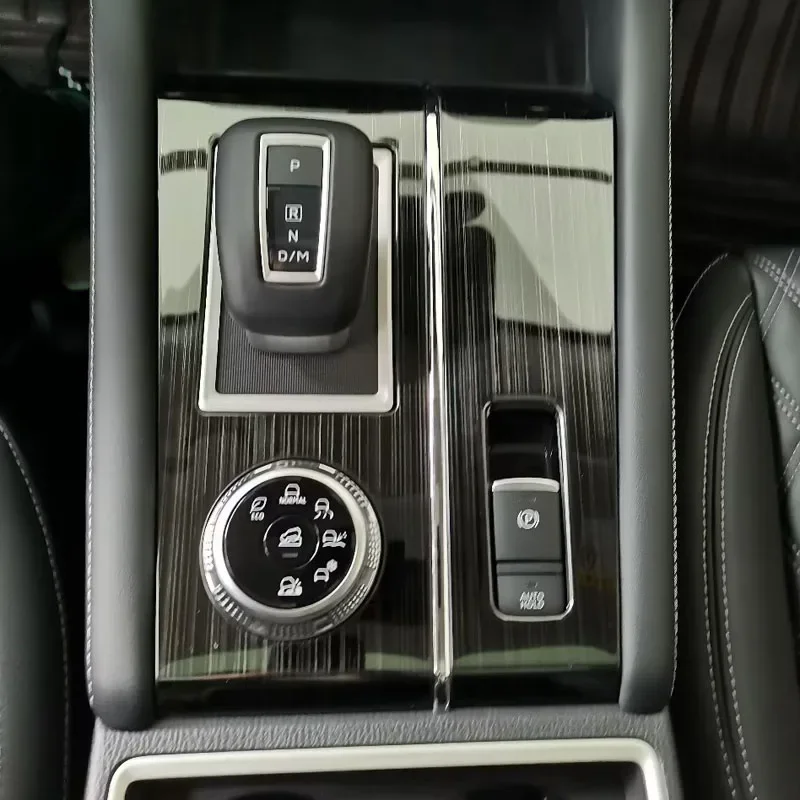 

Для Mitsubishi Outlander 4 нержавеющая сталь шестеренка вращающаяся панель крышка рамка украшение Автомобильный интерьер Аксессуары 2022 2023 2024