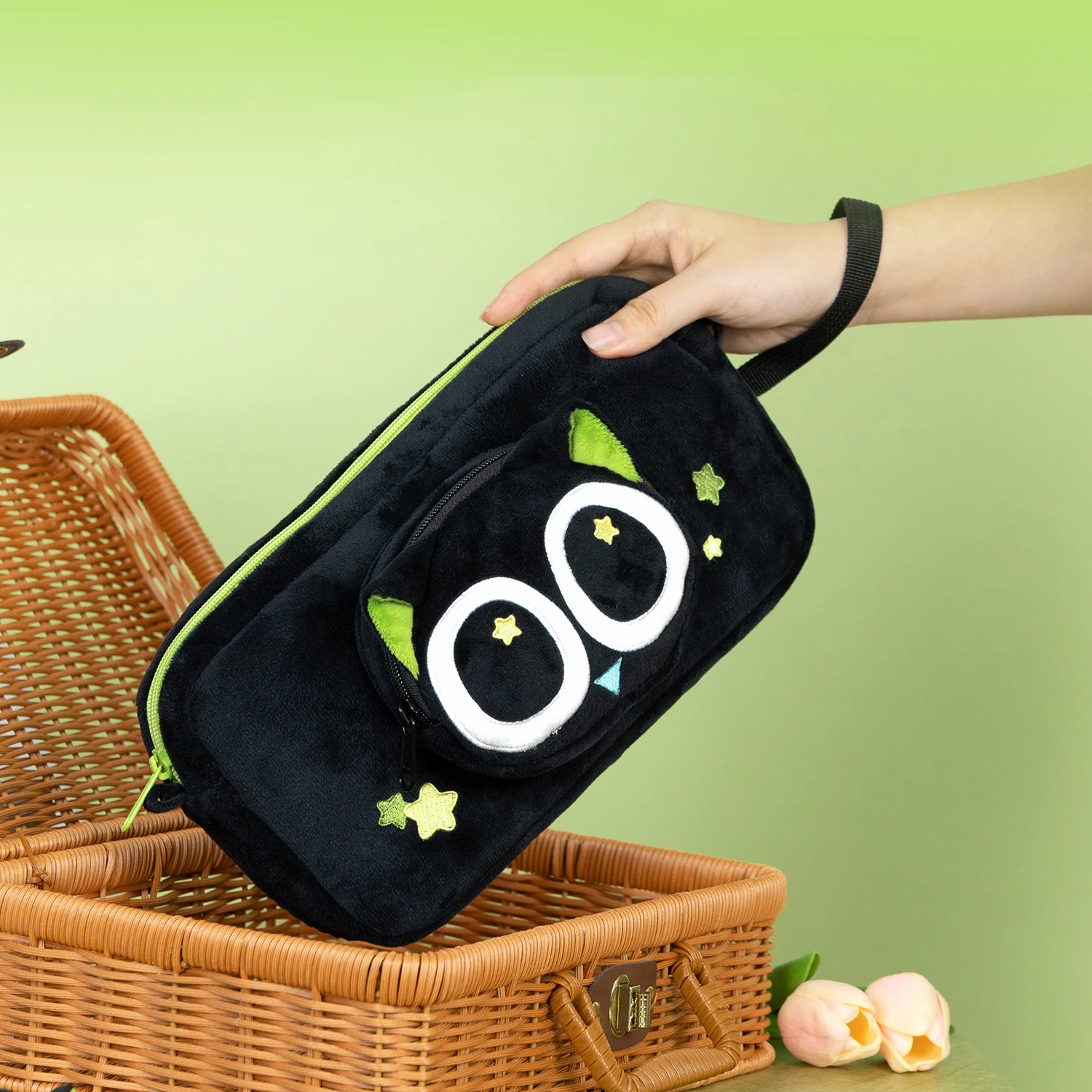 Geekshare Luo Xiaohei Velvet Plush Bag Compatible with Nintendo