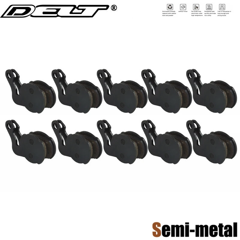 

10 Pair Bicycle Disc Brake Pads For Magura Martas After 2009 Louise 2007 HP Calipe Parts Semi-Metal Mountain MTB BIKE