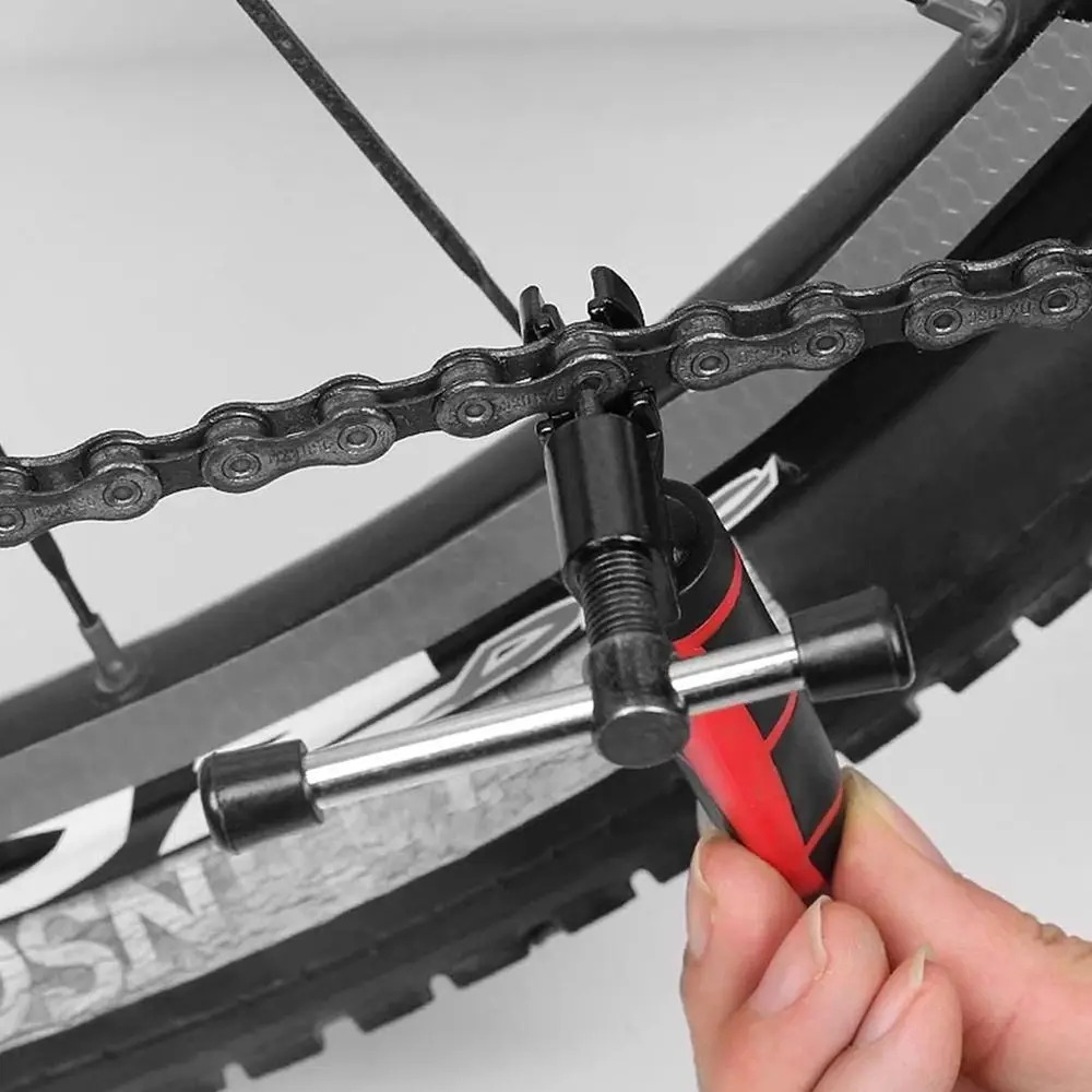 Bike Chain Link Remover Mountain Bike Chain Breaker Splitter Portable Steel Dechainer Bicycle Repair Tool