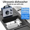 110V/220V Portable Sink Dishwasher Small Installation-free Automatic Household Vegetables,fruits,seafood,meat,Ultrasonic Cleaner 1