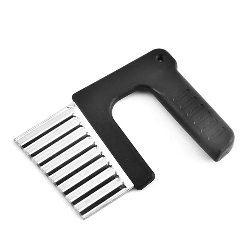 Stainless Steel Potato Cutter Wave Knife French Fries Slicer Vegetable Cutters French Fries Cutting Kitchen Tools Accessories vegetable cutter