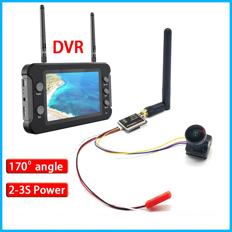 5.8G FPV Monitor with DVR 40CH 4.3 Inch LCD Display with 5.8G 40CH