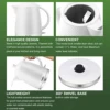 1.7L Electric Kettle Cordless Ceramic Kettle Household Kitchen Quick Heating Electric Boiling Tea Pot Sonifer 4