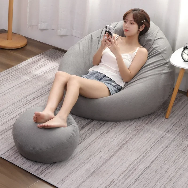 

Giant Relaxing Bean Bag Sofas Puffs Lazy Bedroom Comfy Lounge Bean Bag Sofas Tatami Balcony Sofy Do Salonu Home Furniture WZ50SF