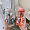 600/800/100ml Sports Water Bottle Gym Fitness Drinking Bottle Outdoor Camping Climbing Hiking Shaker Bottles Fashion Kettle 3