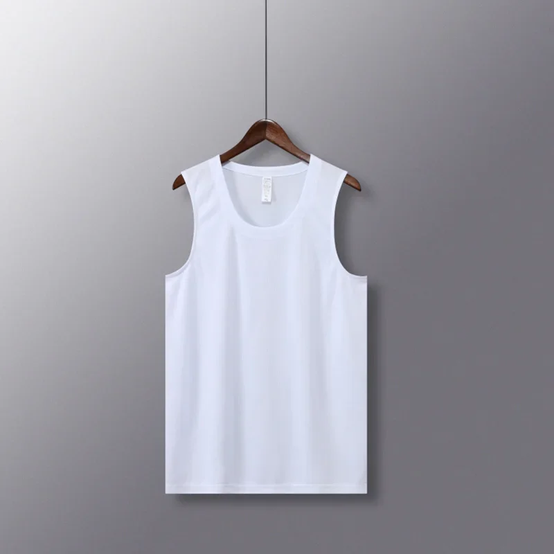 thumbnail image 1 of Camisetas de baloncesto para hombre, camisetas de fútbol para jóvenes, uniformes personalizados en blanco para gimnasio, correr, entrenamiento, camisetas sueltas, trajes, camisetas sin mangas, 1 of 5