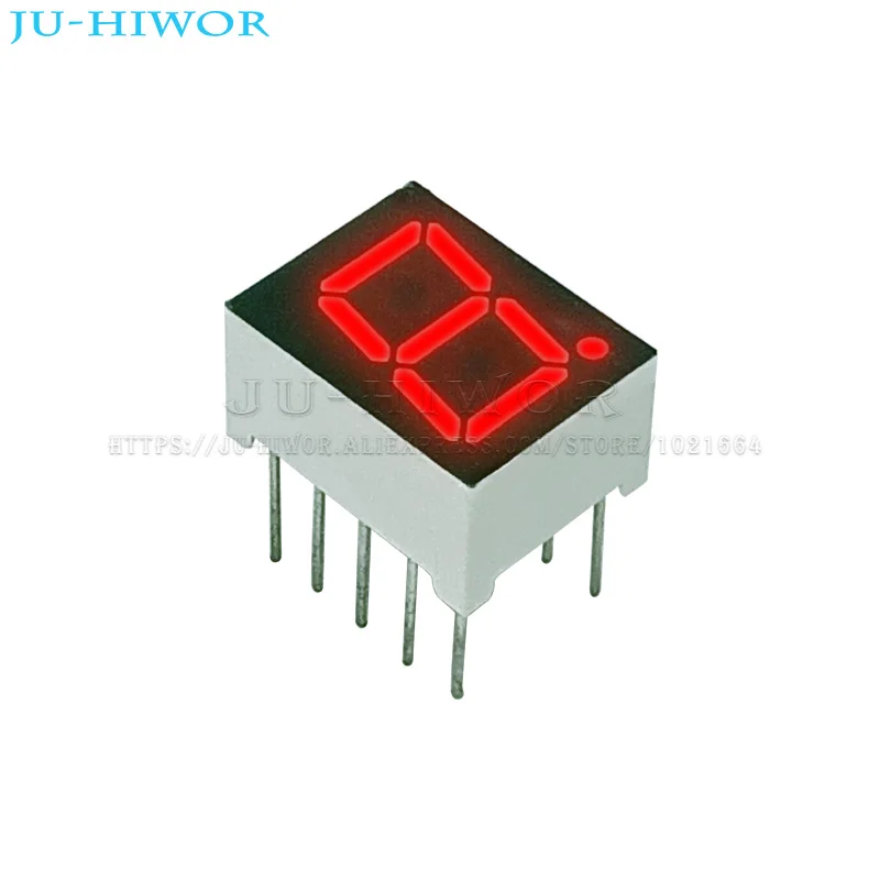 10pcs 0.39 Inch 10Pins 3191AS 3191BS 1 Bit Digit 7 Segment Red LED ...