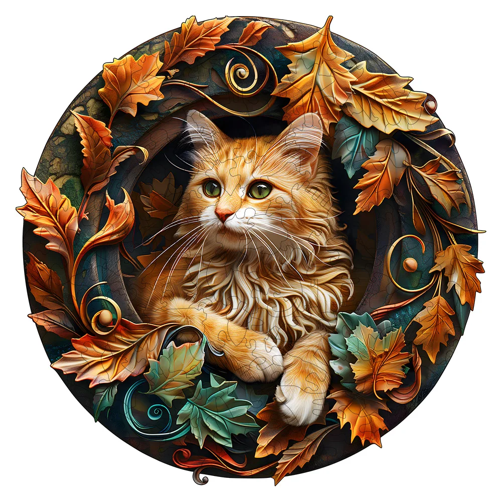 Wooden jigsaw puzzles jigsaw puzzles wooden puzzle toys educational puzzles a unique adult stress relief gift irregular animal shaped wooden puzzle decorative art painting tabletop game magic puzzle