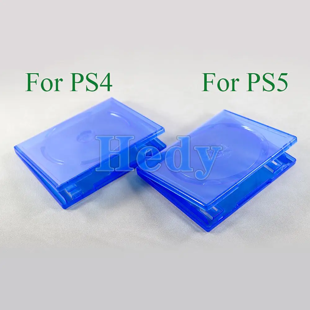 20PCS Blue CD Box Discs Storage Bracket Holder for Sony Playstation 4 PS4 PS5 Accessories For PS4 Slim Pro Games Disk Cover Case