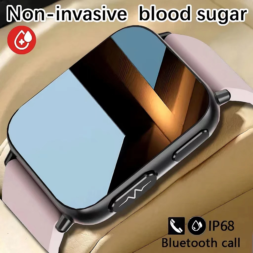 Per Xiaomi Huawei Android Non Invasivo Zucchero Nel Sangue Salute Smartwatch Donna Ip68 Impermeabile Ecg + Ppg Smartwatch Uomo + Scatola Originale