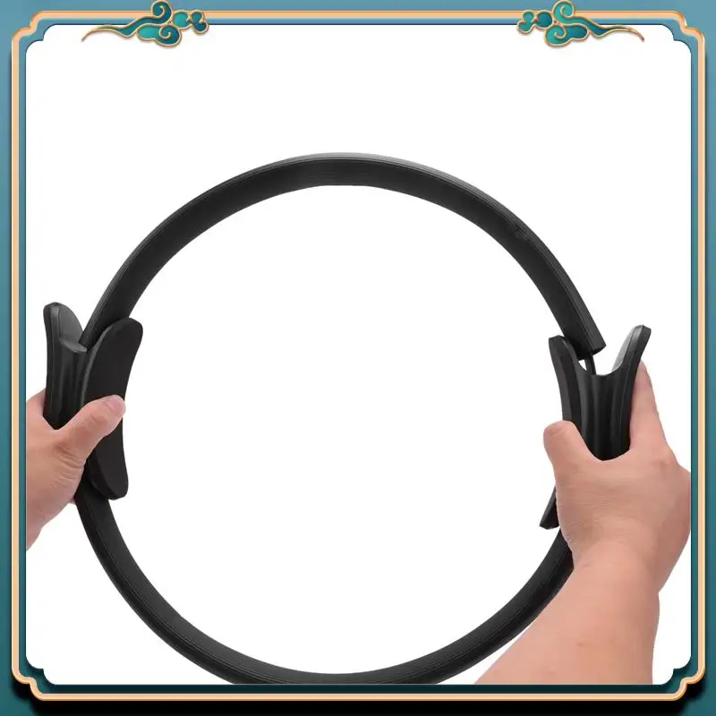 Latest Pilates Ring Magic Circle Body Sport Exercise Fitness Strength Yoga Tool-Black