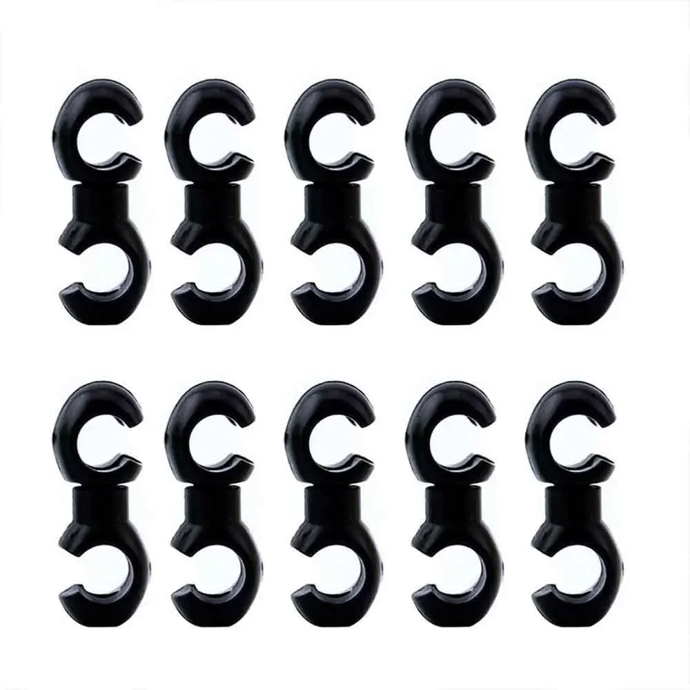 10Pcs Fahrrad S Förmigen Clips Drehbare Fahrrad Brems Getriebe Kreuz Kabel Ordentlich Clip Fahrrad Zubehör Radfahren Kreuz Schlauch Guide linie Clip – Detail 12