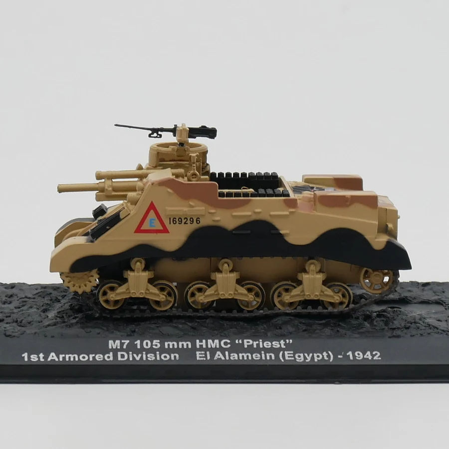 

Diecast Ixo 1:72 Scale M7 HMC Priest 1942 World War II US Army 105mm Self-launched Tracked Tank Military Model Collectible Gift