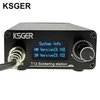 KSGER T12 Soldering Iron Station STM32 V3.1S OLED DIY Plastic FX9501 Handle Electric Tools Quick Heating T12 Iron Tips 8s Tins 2