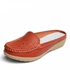 TIMETANG Cut-Outs Summer Woman Shoes Genuine Leather Women Flats Hollow Women's Loafers Soft Mother Moccasin Shoe Size 35-41E700 5