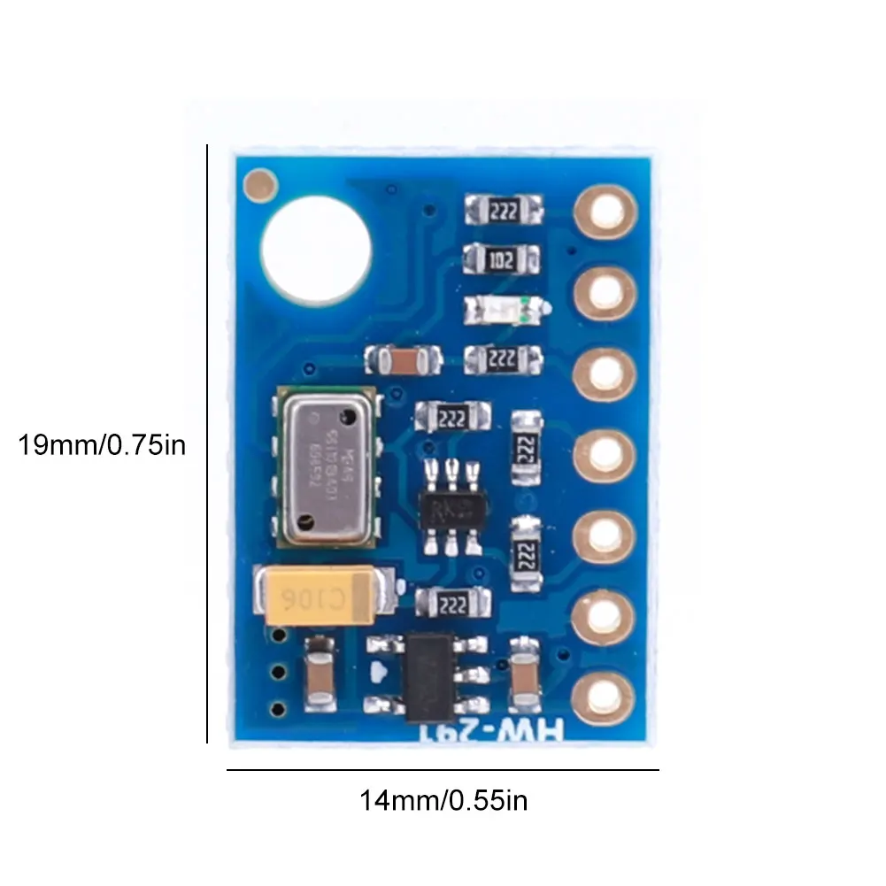 MS5607 가스 센서 모듈 I2C/SPI 디지털 기압 센서 모듈 Arduino용 3-5V 높이 센서 모듈