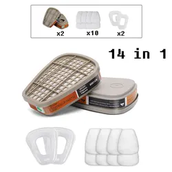 Enhanced Full Face Anti - Fog Respirator for Industrial Safety and Dust Protection (Filter Set)