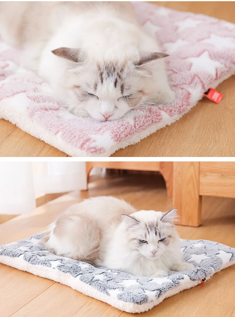 Title 7, MADDEN Soft Fleece Pet Blanket Double-sided Thi...