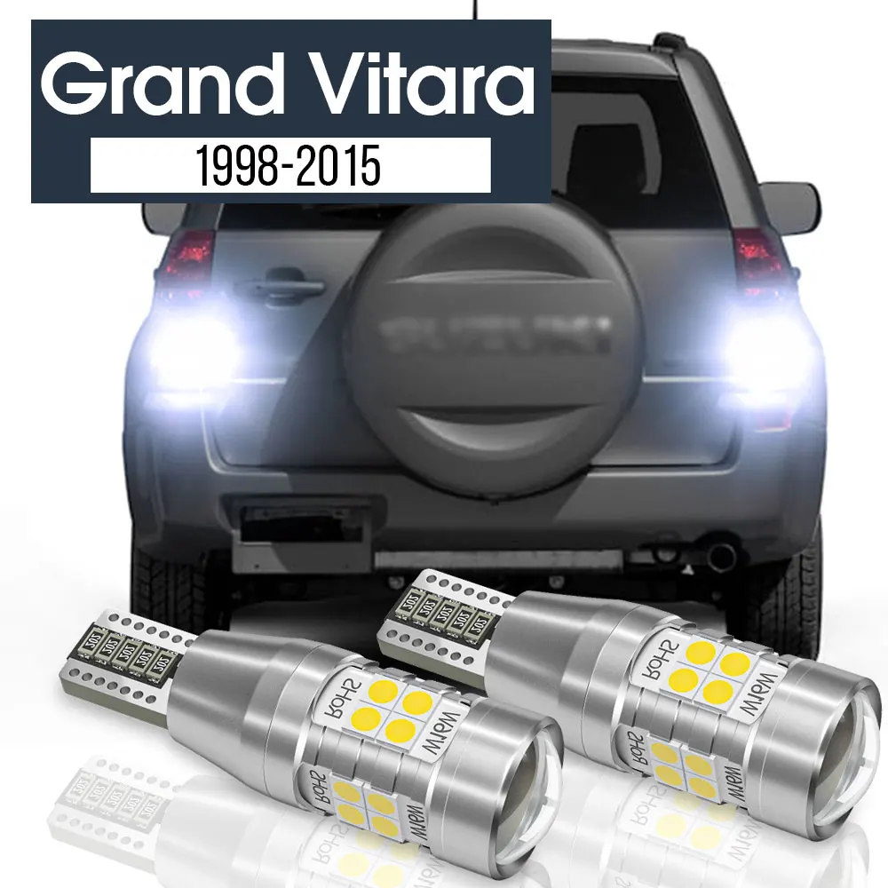 

2pcs LED Backup Light Reverse Lamp Blub Canbus Accessories For Suzuki Grand Vitara 1998-2015 2007 2008 2009 2010 2011 2012 2013