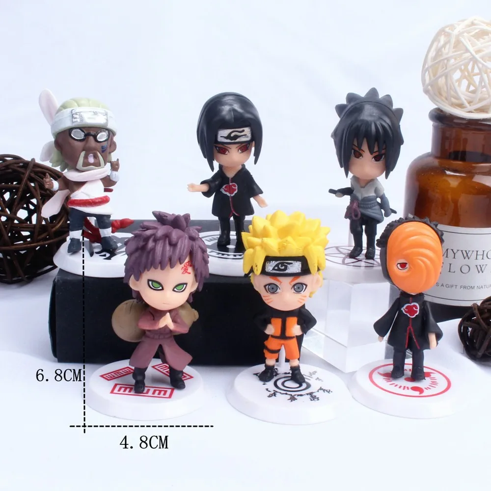 Naruto Shippuden Team 7 Anime Figure Collectible Desktop Decoration Toy