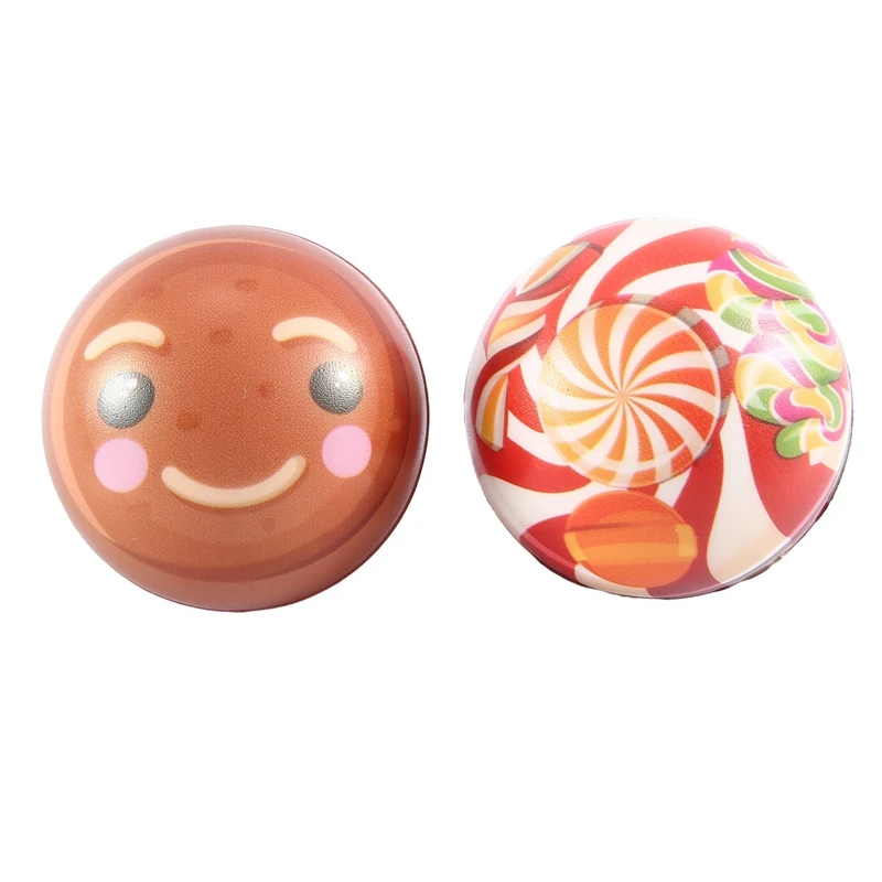 Christmas Style 6.3Cm Bouncy Ball Stress Relief Sponge Stress Ball Christmas Toys Decorations