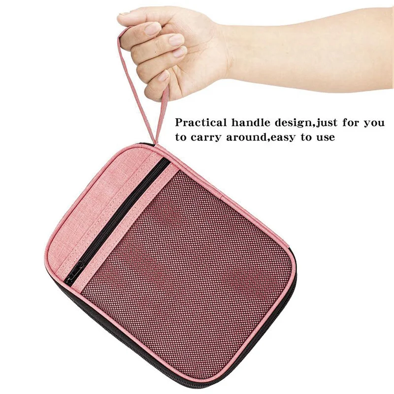 Smart Watch Band Storage Organizer Multifunction Portable Watch Strap Box for Apple Travel Pouch Bag Holds 10 Bands Case
