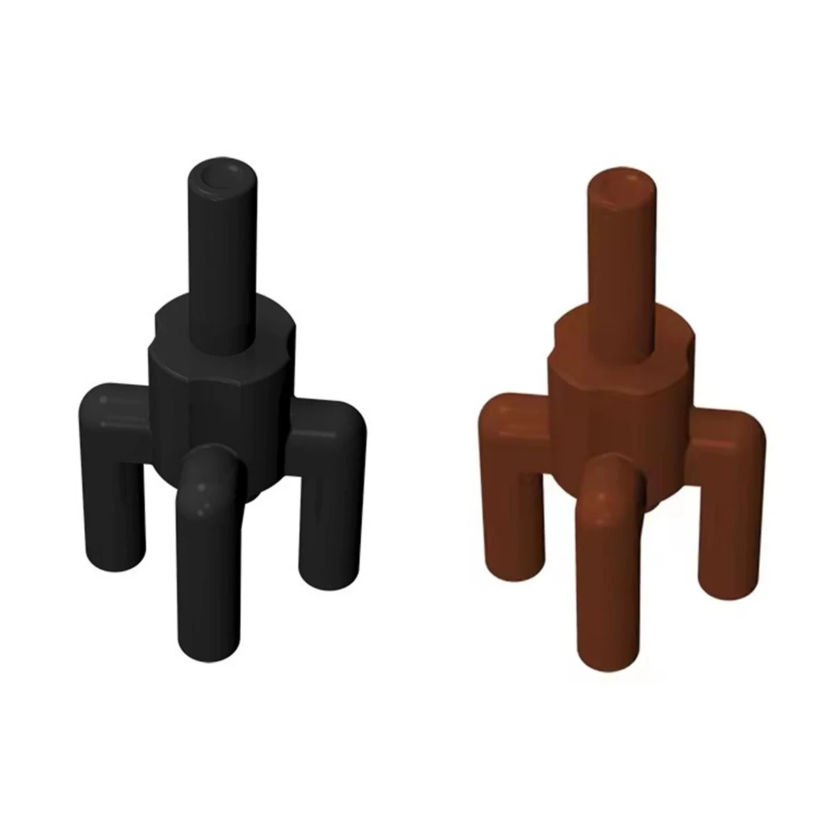 50 Stück MOC-Teile 2566 Pflanzenbaum-Palmenkronen 4 obere Stangen 1 untere Stange Kompatible Bausteine Partikel-Spielzeug Geschenk
