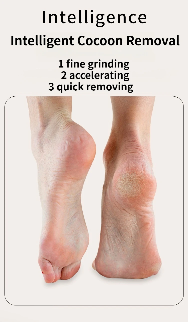 Description Picture 4 of itemElectric foot grinder dermabrasion Intelligent digital display dead skin removal callouse pedicure artifact pedicure