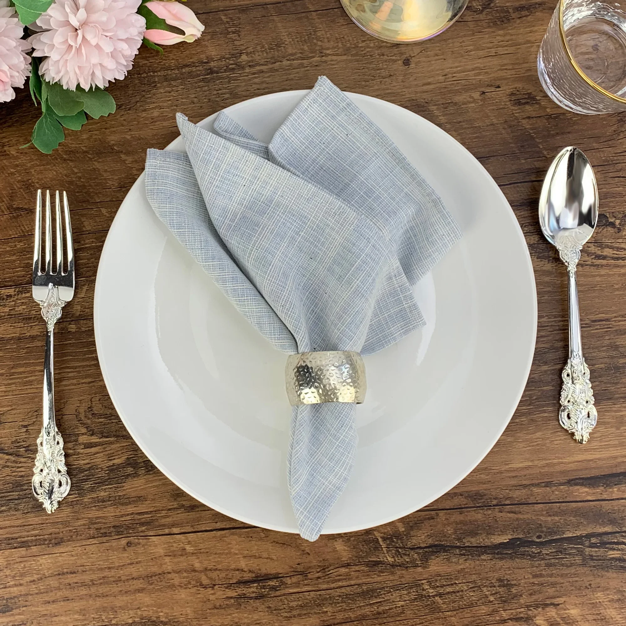 Cotton Napkins Dinner Table Linen  Cotton Napkins Table Serving - Set 6  Cloth - Aliexpress