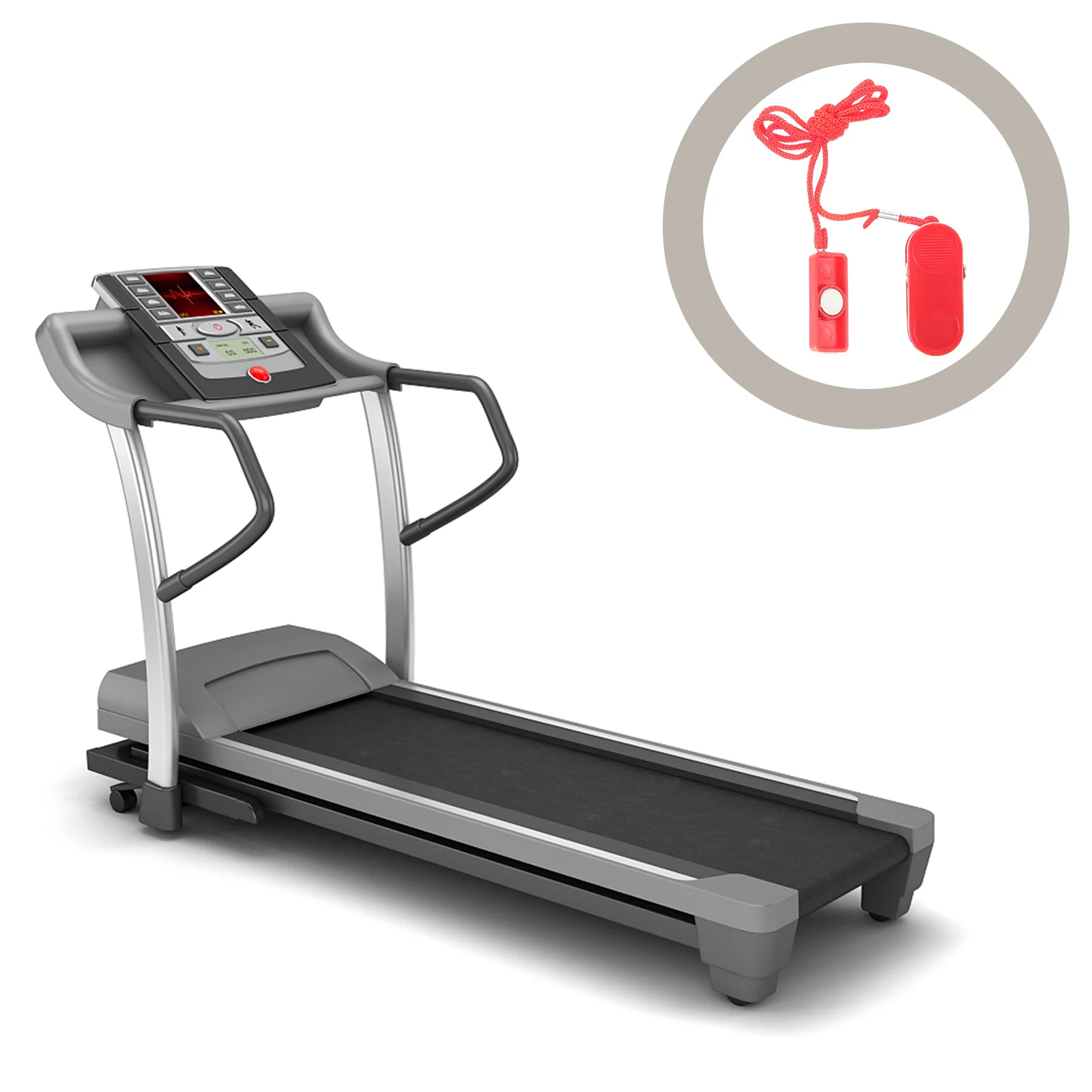 Treadmill Magnet Start Key Replacement for Stop Running Machine Magnetic Security Lock Universal Emergent Safety gym accessories treadmill safety switch