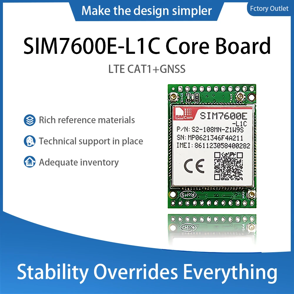 SIMCOM Placa de desarrollo SIM7600E L1C multibanda, LTE FDD/LTE TDD ...