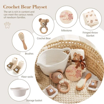 Bear Rattle Set - Wooden Toys 3