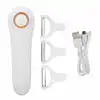 Electric Peeler Handheld USB Rechargeable Fruit Vegetables Peeler with 3 Cutter Heads Home Kitchen Tool 2