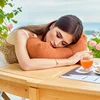 Waist Support Pillow, Cushion, Waist Protection Nap Pillow Chenille Weave Is Very Suitable for Office Chairs and Home Decoration 4