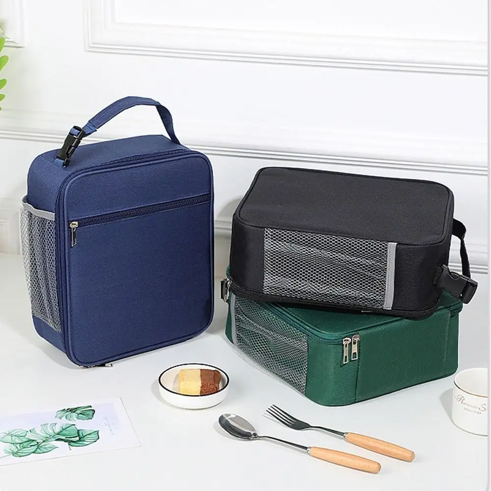 

Large Capacity Insulated Lunch Box Thermal Portable Waterproof Lunch Bag Reusable Leakproof Lunch Pail Meal Bags Picnic