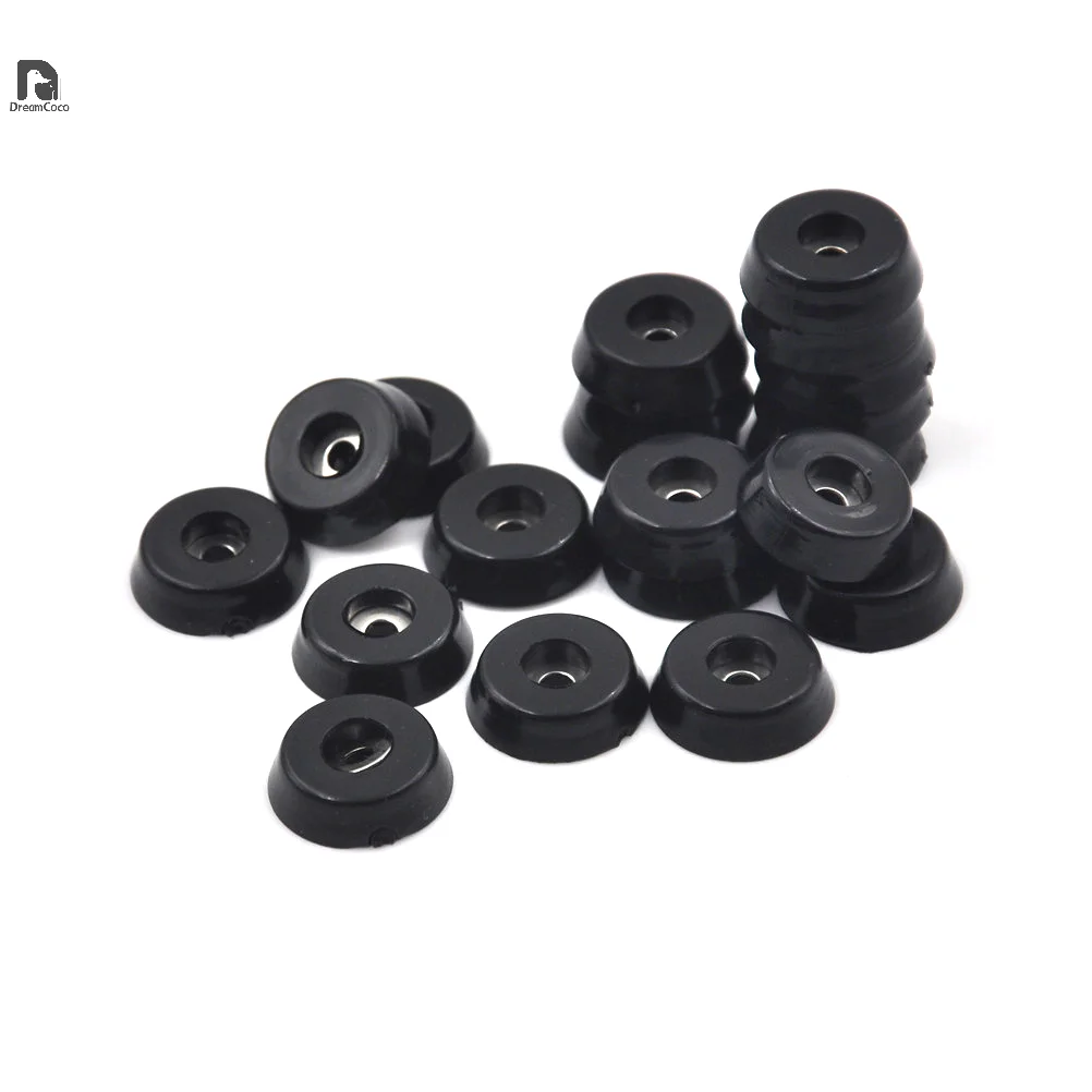 

20Pcs Rubber Table Chair Furniture Feet Leg Pads Tile Floor Protectors 12.5x15x5mm