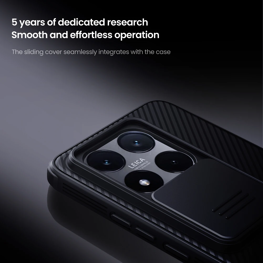 CamShield Pro Shockproof Phone Case with Lens Slide Cover by Nillkin