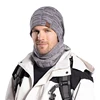 Winter Beanie Hat Scarf Set For Men Women Thermal Snow Ski Caps Fleece Neck Warm Knitted Hat Male Outdoor Hiking Beanies