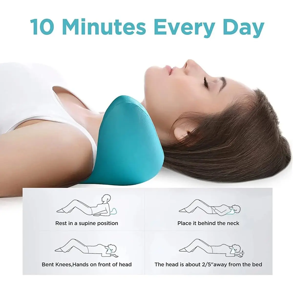 Neck and Shoulder Relaxer, Cervical Traction Device, Acupressure Neck Support