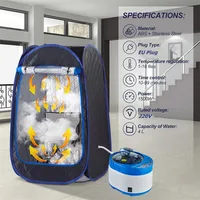 Portable Sauna Steam Sauna Full Body Newly Upgraded Large Space Sauna Quick-Folding Sauna Spa Tent 1