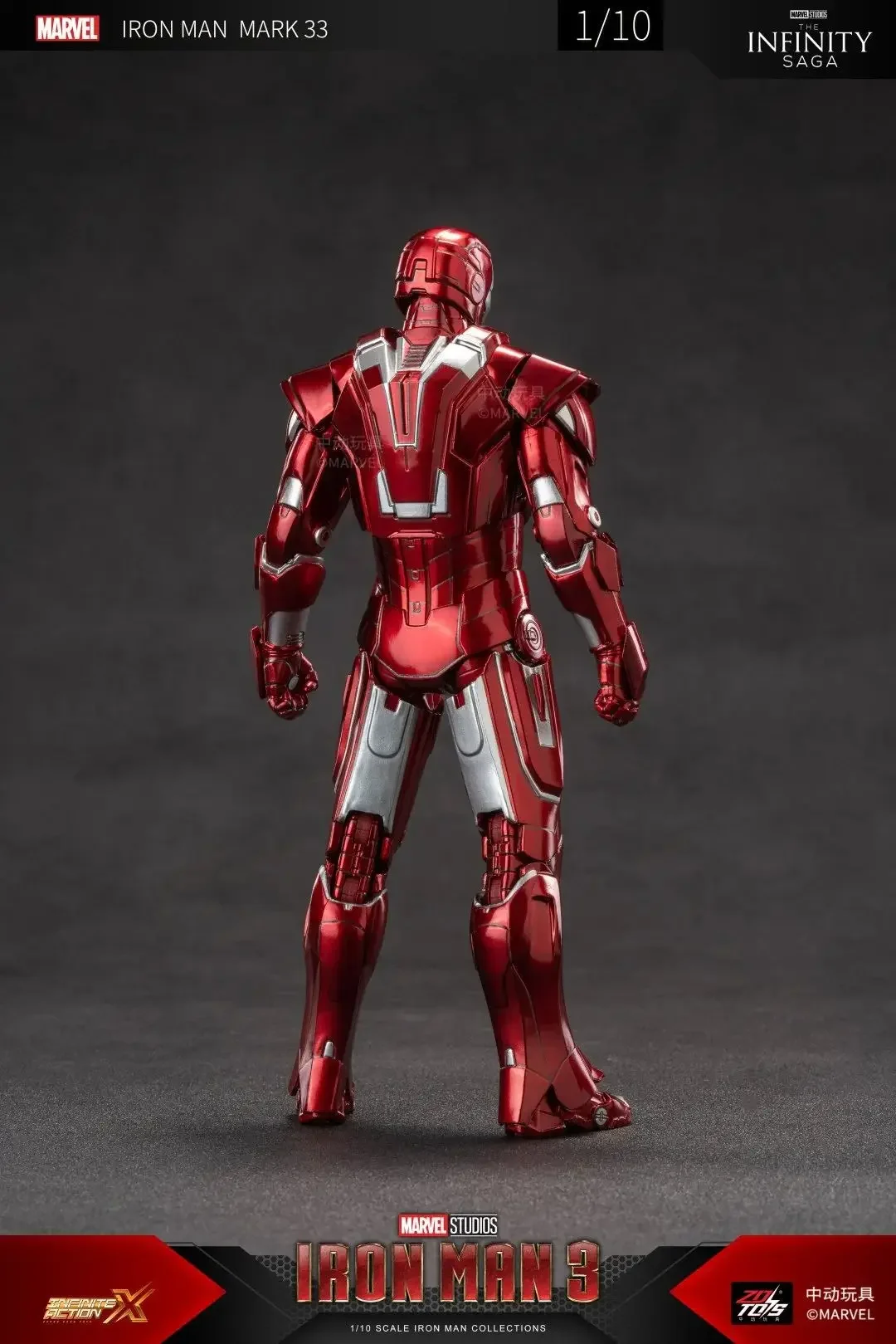ZD TOYS IRON MAN MK 17 33 21 39 Blacklash Marvel Avengers 7