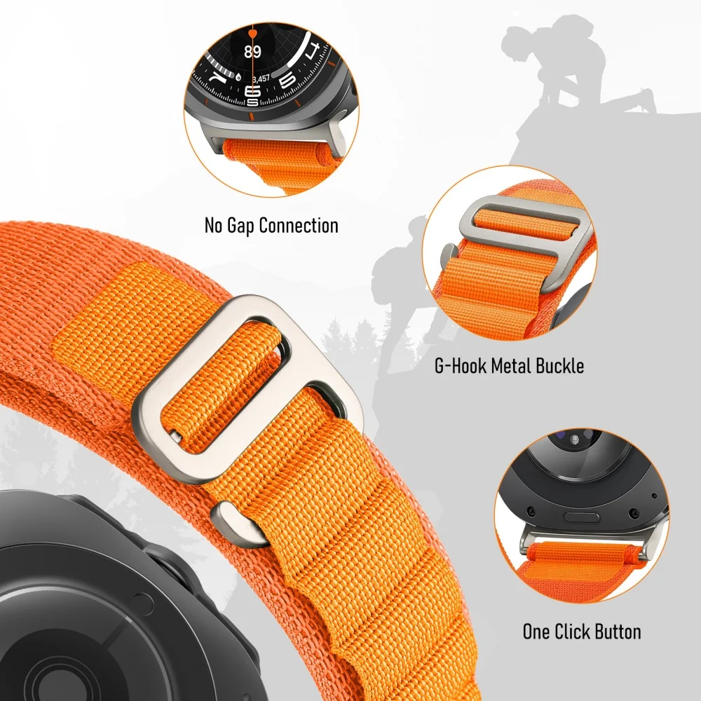 Alpine Loop Nylon Watch Strap - Premium Band Bracelet