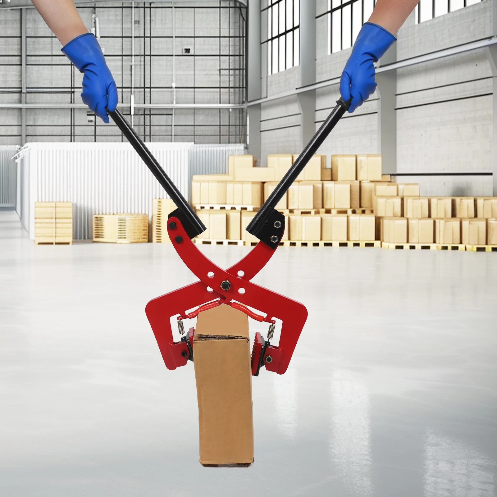 Hebeklemme, Plattenheber, Steinträgerwerkzeug, 280 kg, verstellbare Öffnung und 45,5 cm Doppelgriff-Greifer mit rutschfestem Griff – Detail 14
