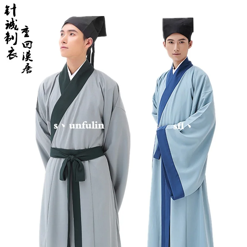 ancient chinese traditional tang dynasty hanfu new year outfits dragon costume dress clothes for Men adult vintage clothes Hat