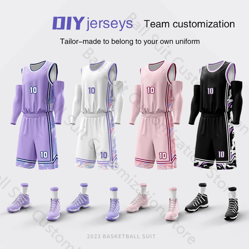 Basketball Uniform Sets Team Men And Women Jerseys Customized